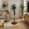 پنکه ایستاده کنترلی هیرو با نمایشگر LED - پک اختصاصی لامیروهوم با گارانتی ویژه