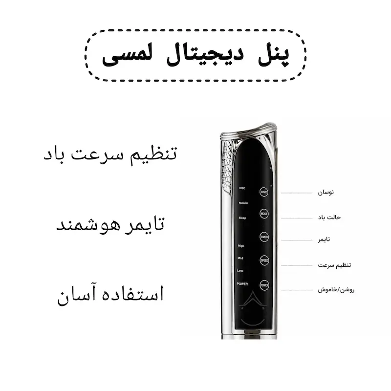 پنکه ایستاده ریموت دار تونیش استیل - پک رسمی لامیروهوم با گارانتی ویژه