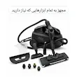 بخارشوی AEC مدل BA-2200B مشکی با صفحه هوشمند - پک اختصاصی لامیروهوم با 25 ماه ضمانت