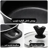 سرویس قابلمه ۱۰ پارچه گرانیتی دالتون مدل PD-10B رنگ مشکی - پک اختصاصی لامیروهوم