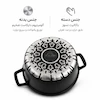 سرویس قابلمه ۱۲ پارچه گرانیتی دالتون مشکی با تابه رژیمی - پک اختصاصی لامیروهوم