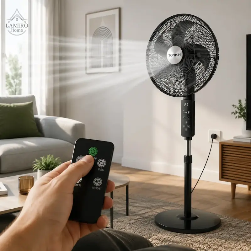 پنکه سه منظوره تونیش (Tonish Fan 80W) - پک اختصاصی با ضمانت 25 ماهه لامیروهوم