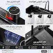 سینک ظرفشویی آبشاری ۵ کلید هایشن ۷۵ سانتی مشکی - پک اختصاصی لامیروهوم