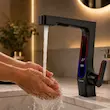 شیر روشویی هوشمند شاوری هیدرون مدل SH-3 مشکی نمایشگردار - پک اختصاصی لامیروهوم