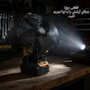 پنکه رومیزی شارژی نوا مشکی (کد PN-8) - با ضمانت اختصاصی ۱۲ ماهه لامیروهوم