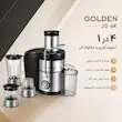 آبمیوه‌گیری ۴ کاره گلدن GOLDEN - پک اختصاصی با ضمانت ۲۵ ماهه لامیروهوم