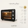 آون توستر آنالوگ لوکستای سفید مدل LX-3W - پک اختصاصی لامیروهوم