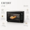 آون توستر ۶۰ لیتری ارفورت مدل LF-6B مشکی - پک اختصاصی لامیروهوم