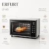 آون توستر ۶۰ لیتری ارفورت مدل LF-6G نقره‌ای - پک اختصاصی لامیروهوم