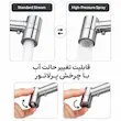 شیر ظرفشویی بازویی مفصلی هیدرون مدل روگازی KH-4G کروم براق - پک اختصاصی لامیروهوم