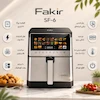 سرخ کن بدون روغن فکر (Fakir) مدل تبلتی SF-6 مشکی - پک اختصاصی لامیروهوم
