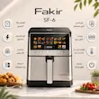 سرخ کن بدون روغن فکر (Fakir) مدل تبلتی SF-6 مشکی - پک اختصاصی لامیروهوم