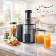 آبمیوه گیری ۴ کاره لمسی سوپر لایت (Super Light) مدل دیجیتال JS-800 استیل - پک اختصاصی لامیروهوم 