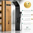 پنل دوش ماخ (mach) مدل PM-1B مشکی مات - بهمراه اسپری و دستمال تمیزکاری لامیروهوم 