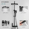 دوش حمام پیانویی هیدرون مدل نمایشگردار HK-4X مشکی مات - پک اختصاصی لامیروهوم