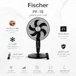 پنکه 3 منظوره فیشر (Fischer) مدل مشکی PF-18 - بهمراه راهنمای نگهداری و ضمانت لامیروهوم