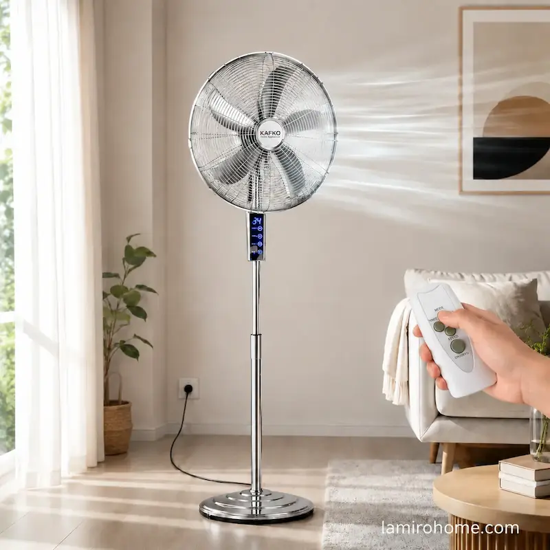 پنکه استیل 2 منظوره کافکو (Kafco Steel Fan) - بهمراه راهنمای نگهداری و ضمانت لامیروهوم