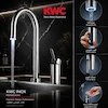 شیر ظرفشویی اینوکس (INOX) کی دبلیو سی (KWC) کروم براق - پک اختصاصی لامیروهوم
