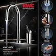 شیر ظرفشویی اینوکس (INOX) کی دبلیو سی (KWC) کروم براق - پک اختصاصی لامیروهوم