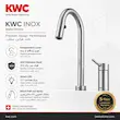 شیر ظرفشویی اینوکس (INOX) کی دبلیو سی (KWC) کروم مات - پک اختصاصی لامیروهوم