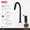 شیر ظرفشویی اینوکس (INOX) کی دبلیو سی (KWC) مشکی - پک اختصاصی لامیروهوم