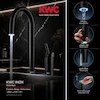 شیر ظرفشویی اینوکس (INOX) کی دبلیو سی (KWC) مشکی - پک اختصاصی لامیروهوم