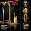 شیر ظرفشویی اینوکس (INOX) کی دبلیو سی (KWC) طلایی براق - پک اختصاصی لامیروهوم