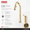 شیر ظرفشویی اینوکس (INOX) کی دبلیو سی (KWC) طلایی براق - پک اختصاصی لامیروهوم