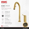 شیر ظرفشویی اینوکس (INOX) کی دبلیو سی (KWC) طلایی مات - پک اختصاصی لامیروهوم