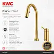 شیر ظرفشویی اینوکس (INOX) کی دبلیو سی (KWC) طلایی مات - پک اختصاصی لامیروهوم