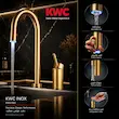 شیر ظرفشویی اینوکس (INOX) کی دبلیو سی (KWC) طلایی مات - پک اختصاصی لامیروهوم