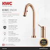 شیر ظرفشویی اینوکس (INOX) کی دبلیو سی (KWC) رزگلد براق - پک اختصاصی لامیروهوم