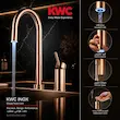 شیر ظرفشویی اینوکس (INOX) کی دبلیو سی (KWC) رزگلد براق - پک اختصاصی لامیروهوم