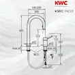 شیر ظرفشویی اینوکس (INOX) کی دبلیو سی (KWC) مشکی - پک اختصاصی لامیروهوم