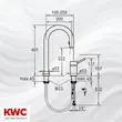 شیر ظرفشویی اینوکس (INOX) کی دبلیو سی (KWC) طلایی براق - پک اختصاصی لامیروهوم