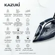 اتو بخار کازوکی مدل K802 به همراه راهنمای رسوب‌زدایی و کارت گارانتی اختصاصی لامیروهوم
