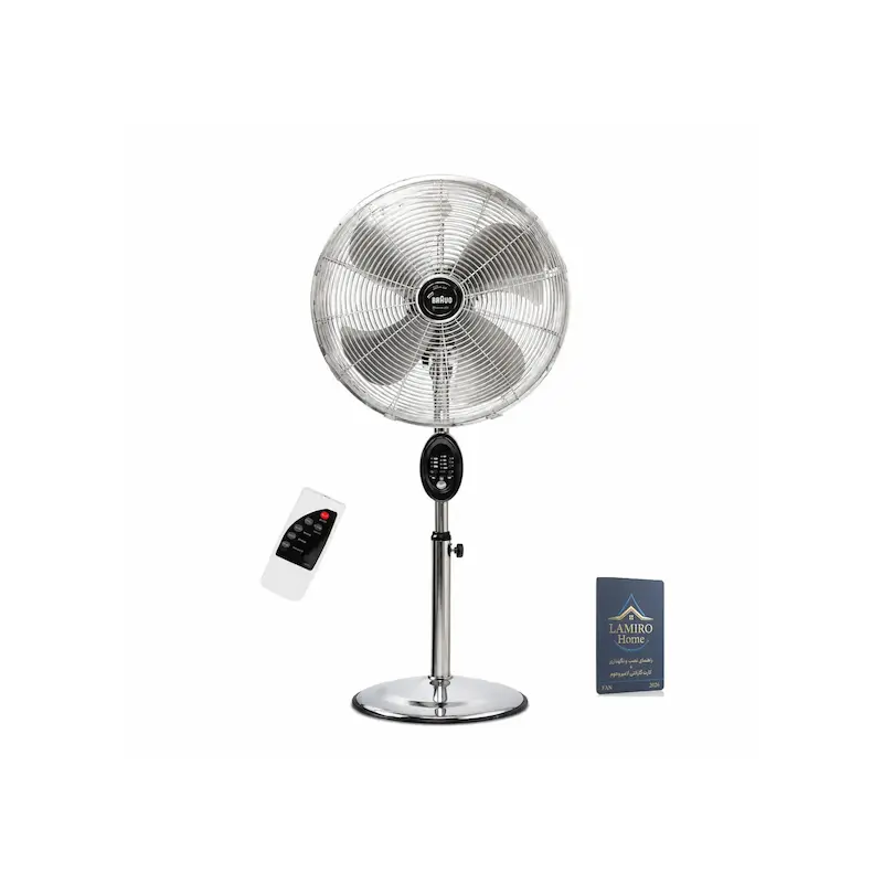 پنکه ایستاده براوو B910 به همراه راهنمای نگهداری و کارت گارانتی اختصاصی لامیروهوم