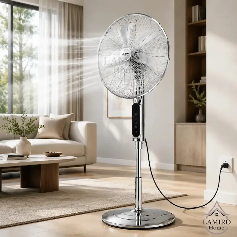 پنکه استیل AEC مدل H-3900 بهمراه راهنمای نگهداری و ضمانت لامیروهوم