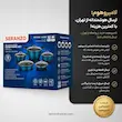 سرویس قابلمه ۱۰ پارچه سرانزو آبی فیروزه‌ای با تابه ۲۴ - پک دفترچه و ضمانت لامیروهوم