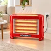 بخاری برقی کوارتز پویان خزر HP22 با المنت‌های قرمز داغ و گرمایش سریع در نشیمن خانه لامیروهوم