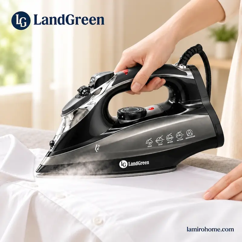 اتوکشی پیراهن سفید با اتو بخار لندگرین S804L و خروج بخار | گالری – لایف‌استایل