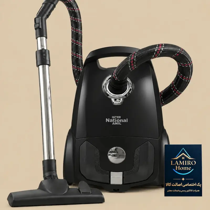 جاروبرقی کیسه‌دار اینتر ناسیونال آنیل مدل C2600NB مشکی