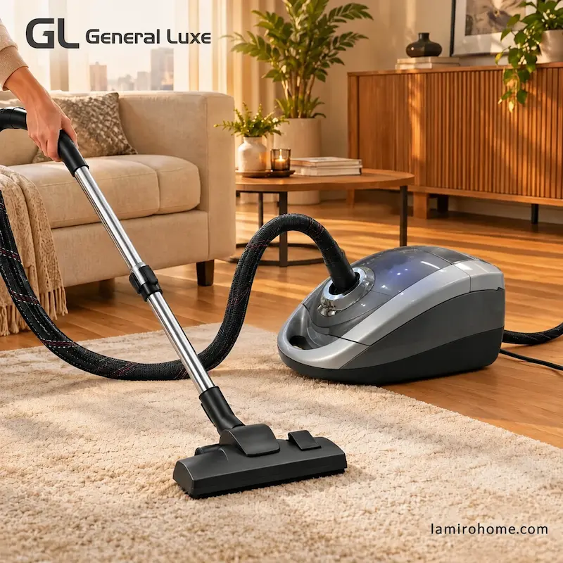 جاروبرقی سوپر سایلنت جنرال لوکس مدل C3600GL با بدنه شیک و مدرن