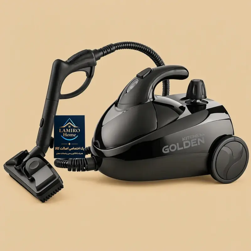 بخارشوی گلدن کیچن GK-872 مشکی با مکش عمیق