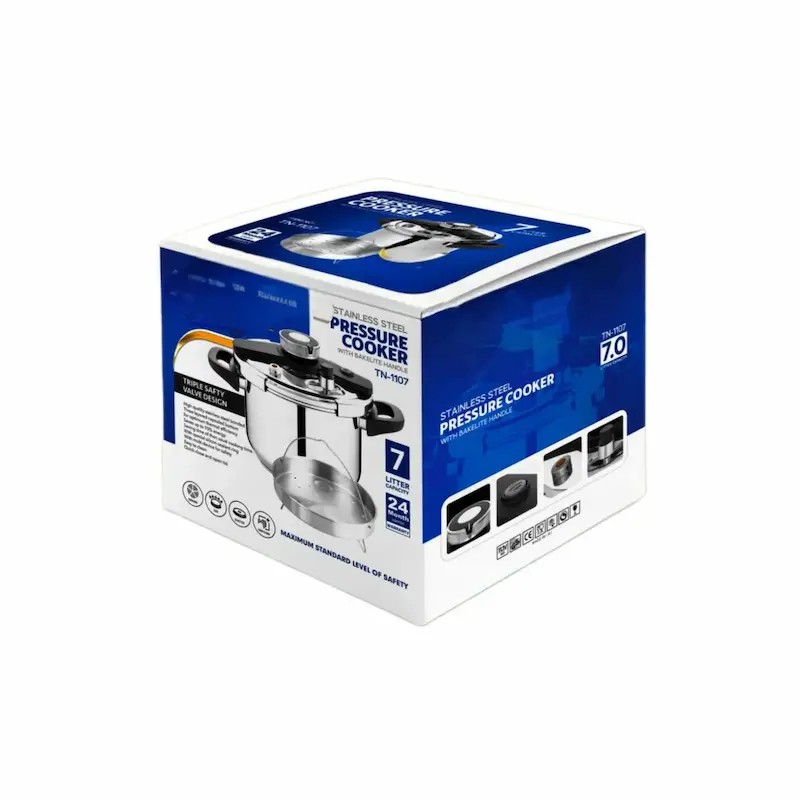 زودپز  تونیش ۷ لیتری T1107 استیل ضد زنگ - کف سه‌ لایه کپسولی و ایمن