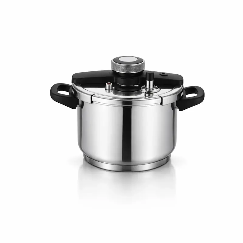 زودپز ۷ لیتری T1107 استیل ضد زنگ - کف سه‌ لایه کپسولی و ایمن