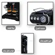 اسپرسو ساز خانگی حرفه‌ای ۲۰ بار مدل T-7000 – پمپ ULKA و مخزن ۱.۸ لیتری