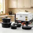 ست قابلمه و تابه گرانیتی 10 پارچه CS-G10 کالباسی