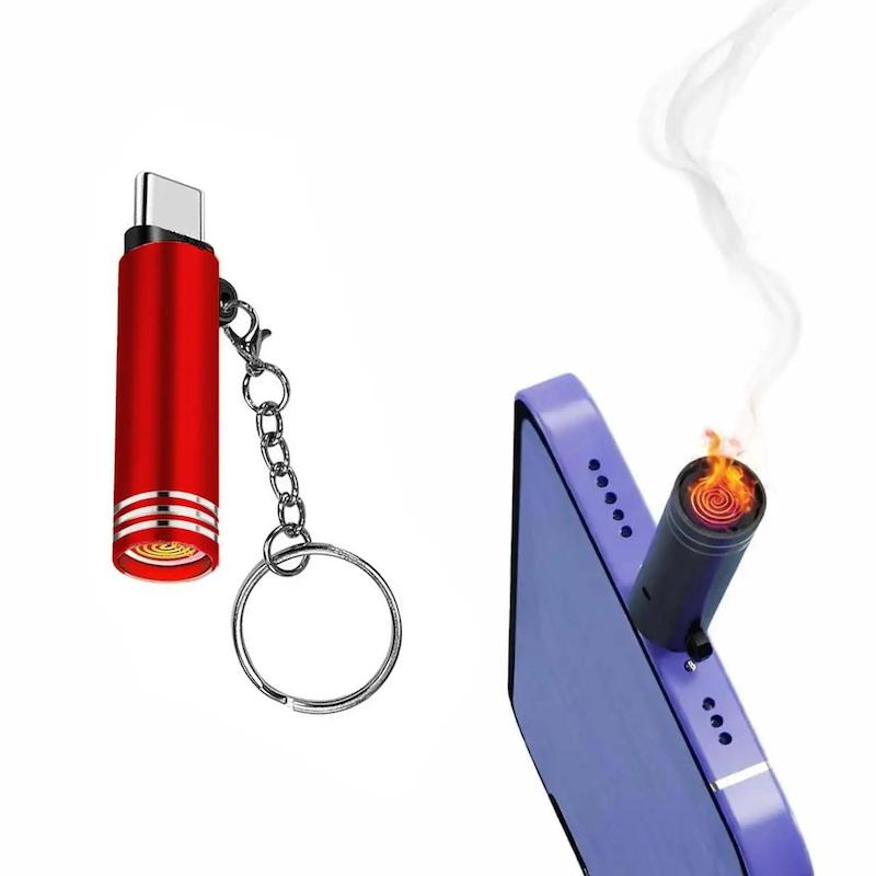 فندک OTG Type-C - قرمز