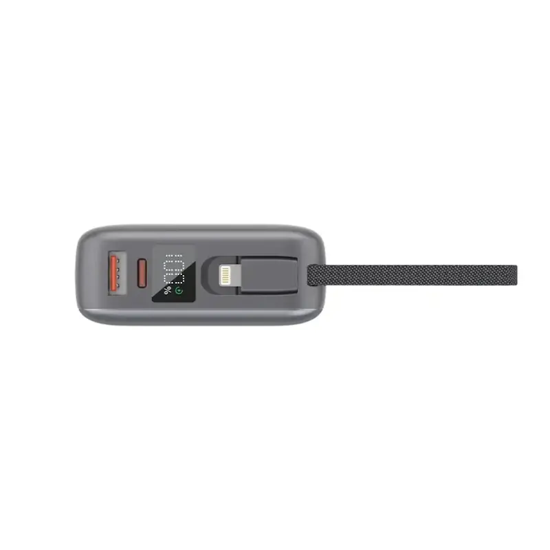 پاوربانک PD و فست شارژ Energizer 22.5W 20000mAh مدل UE20085PQ - خاکستری (openbox)